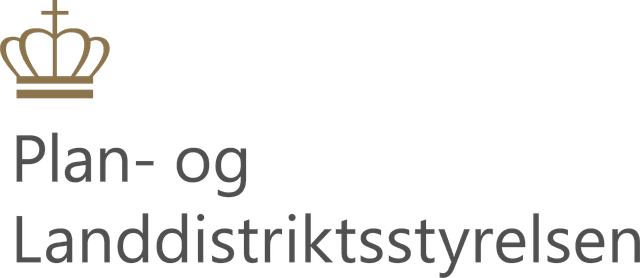 Plan- og Landdistriktsstyrelsen logo